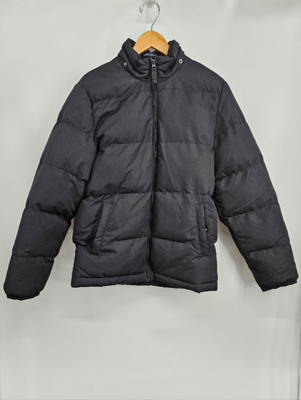 NWT St. John's Bay Men's S Black Cold Weather Puffer Jacket Fleece Lined